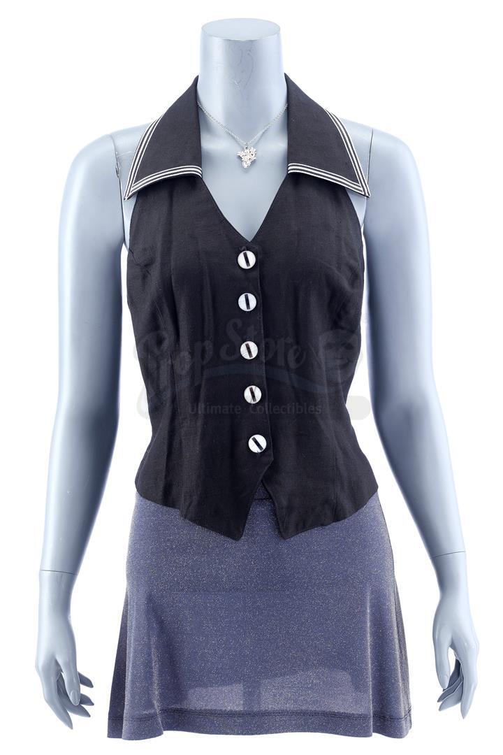 Lot # 650: EMPIRE RECORDS - Gina's (Renee Zellweger) Necklace and Skirt