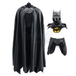 Lot # 34: BATMAN RETURNS - Batman's (Michael Keaton) Batsuit Components