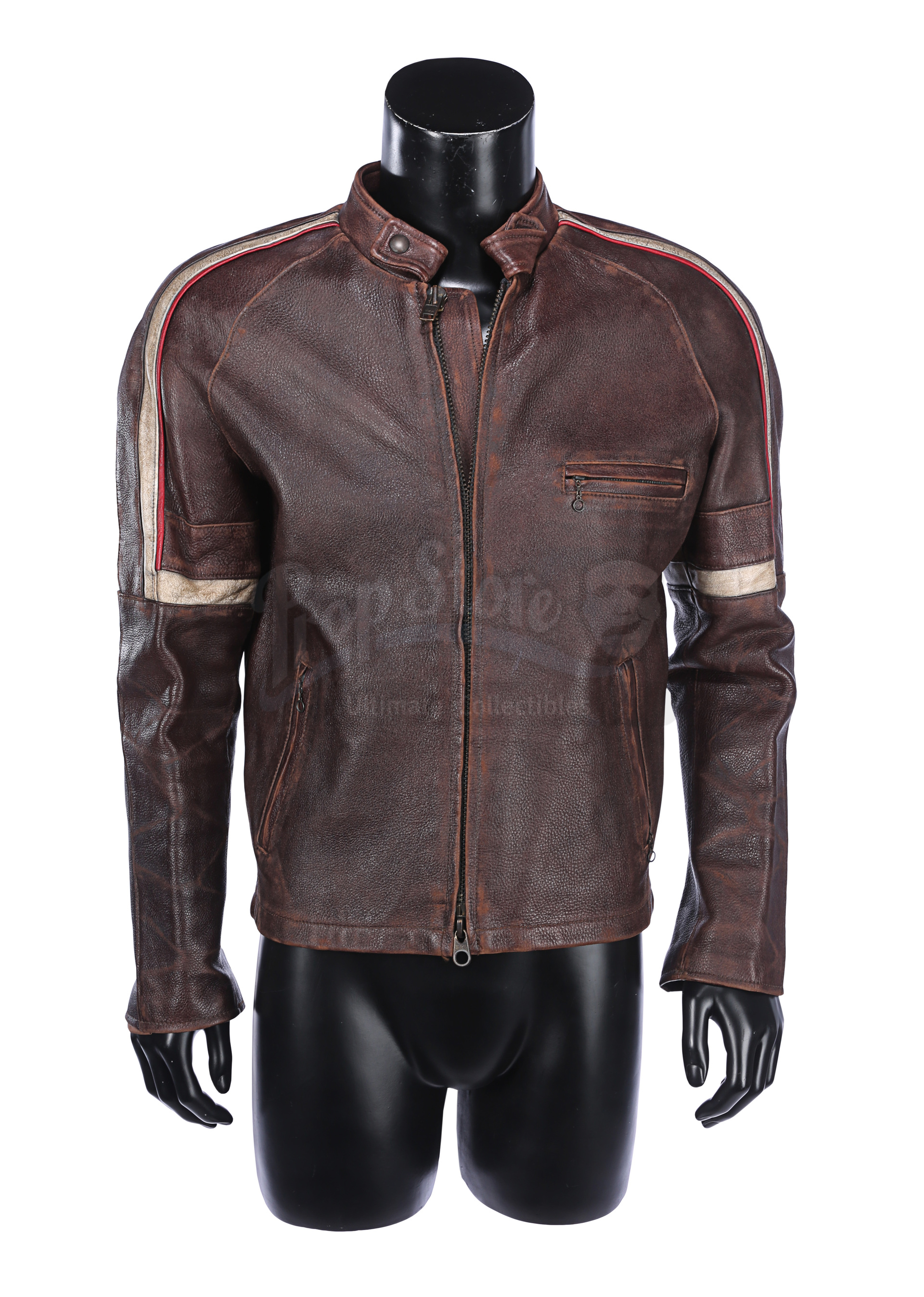 Lot # 407: WAR OF THE WORLDS - Ray Ferrier's (Tom Cruise) "Stage 1" Leather Jacket