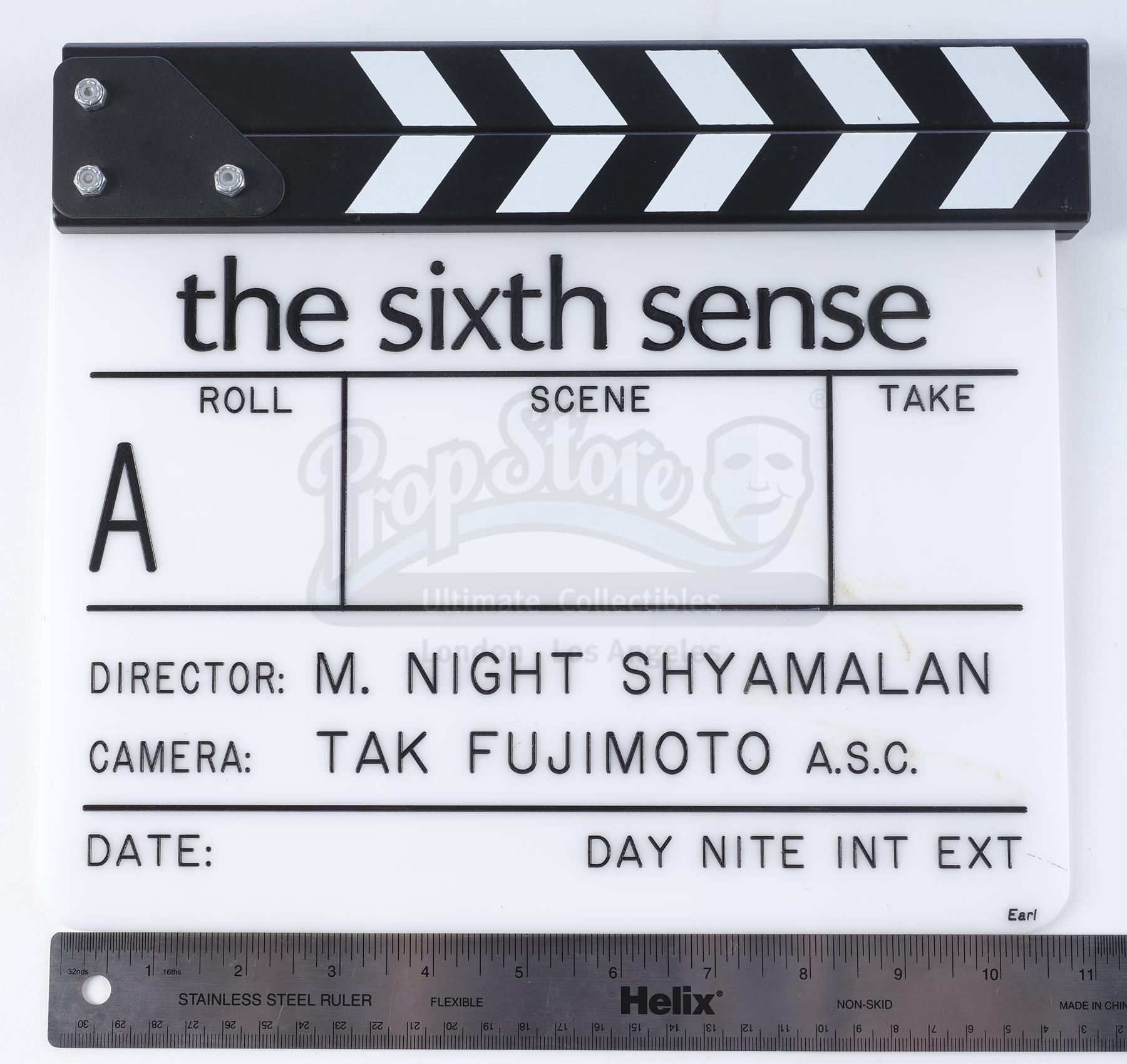 Lot # 1014: THE SIXTH SENSE - Production-Made Clapperboard - Image 7 of 7