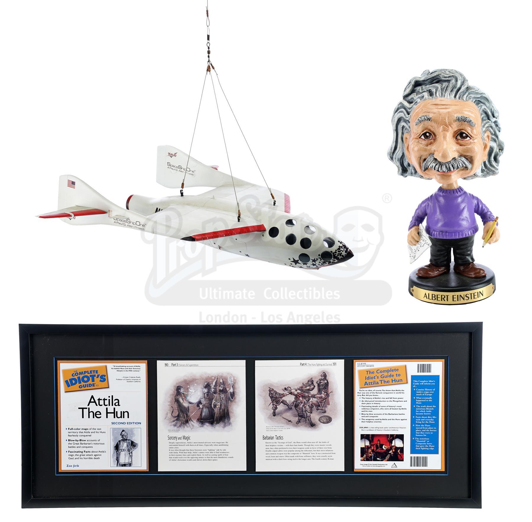 Lot # 915: NIGHT AT THE MUSEUM: BATTLE OF THE SMITHSONIAN - SpaceShipOne Model Miniature, Einstein B