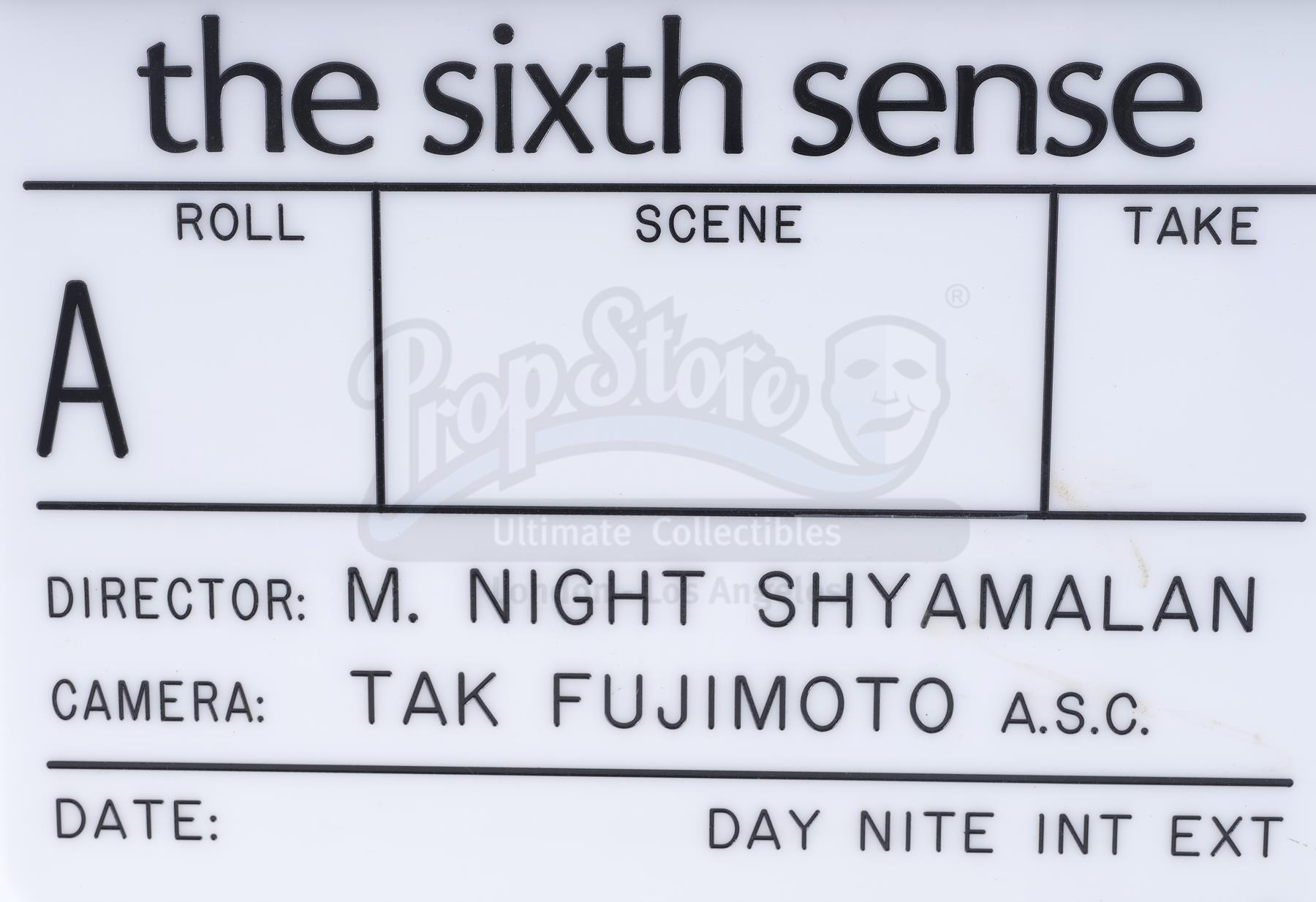 Lot # 1014: THE SIXTH SENSE - Production-Made Clapperboard - Image 6 of 7