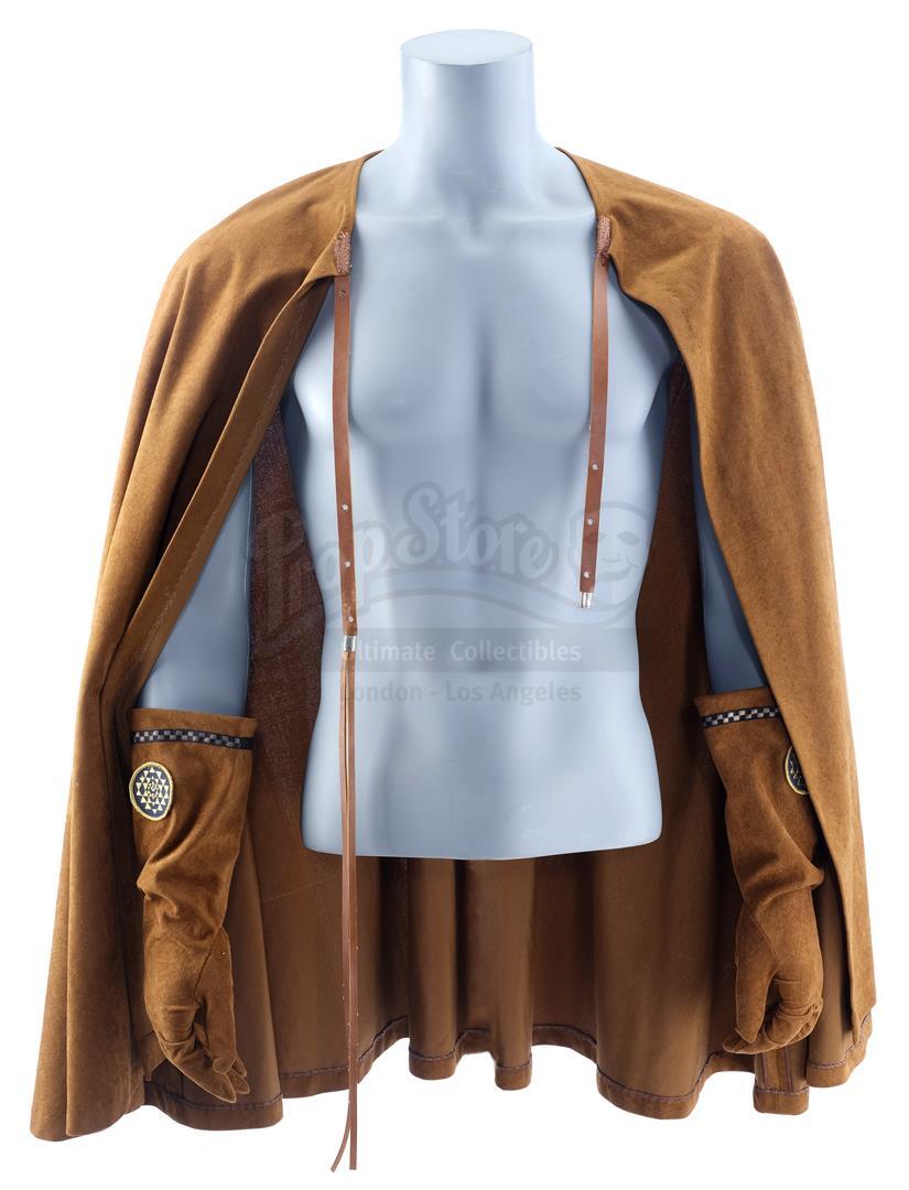 Lot # 39: BATTLESTAR GALACTICA - Colonial Warrior Cape and Gloves