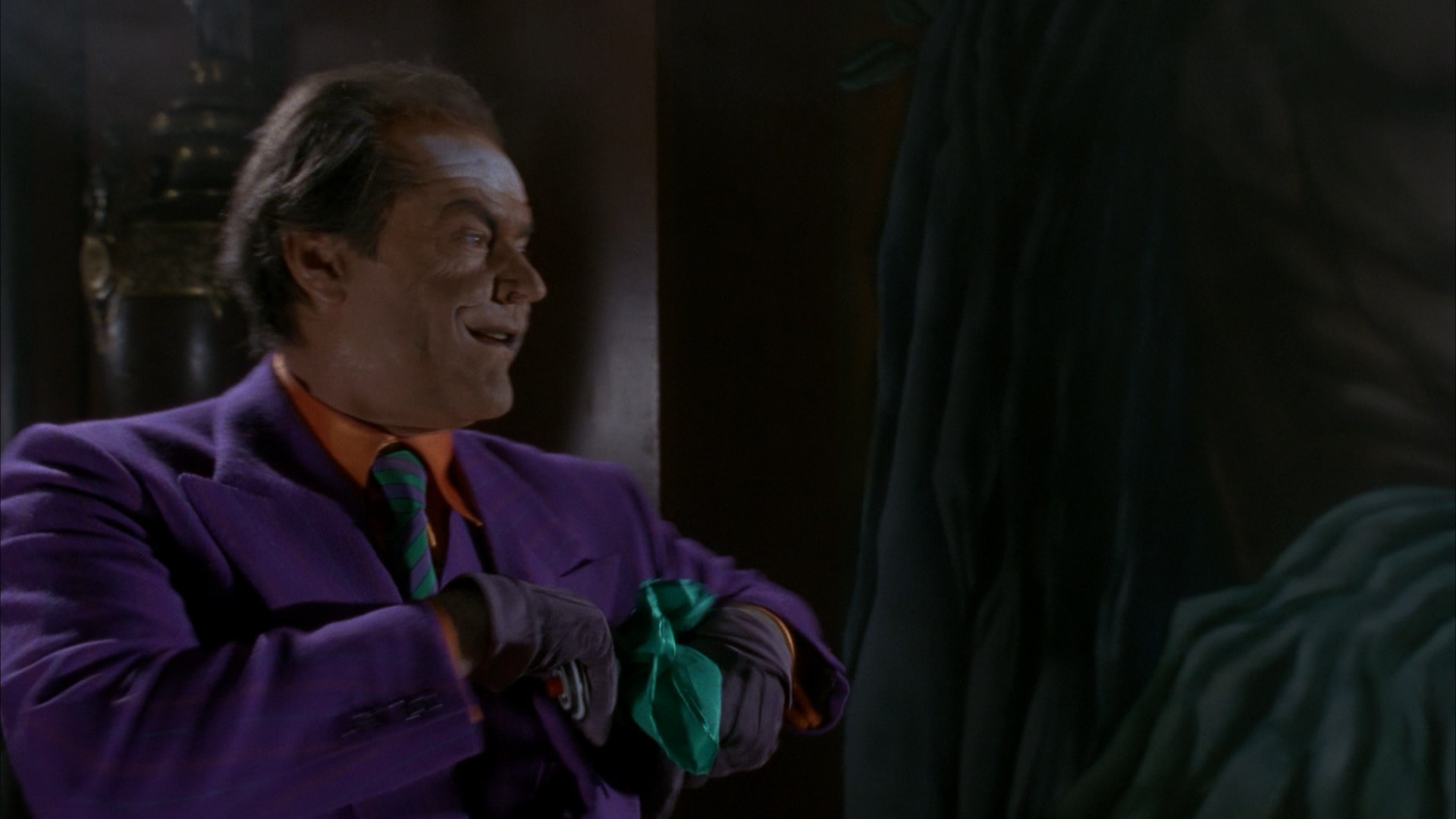 BATMAN (1989) - Joker's (Jack Nicholson) Handkerchief - Image 8 of 11