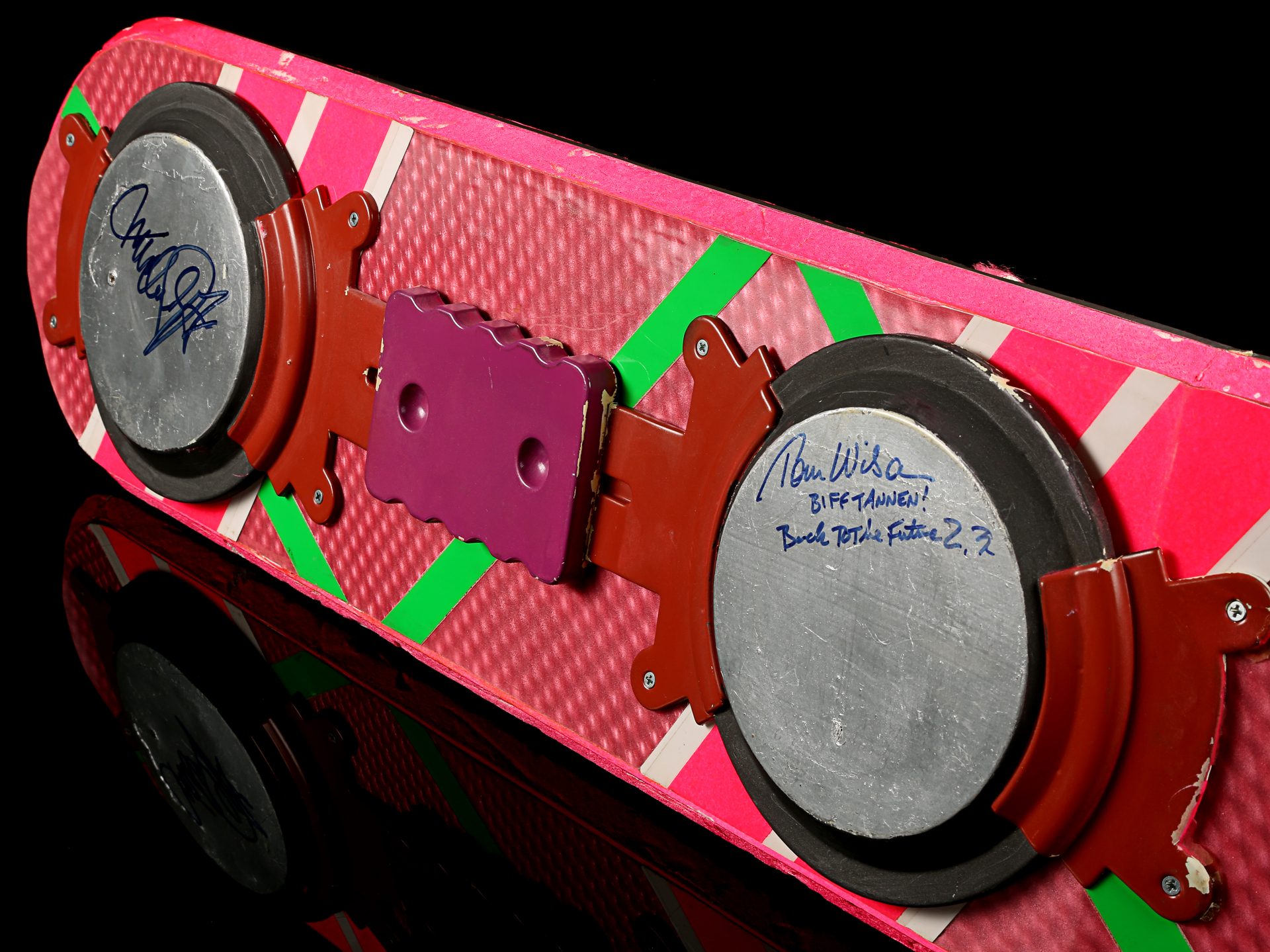 BACK TO THE FUTURE PART II (1989) - Michael J. Fox-autographed Marty McFly Lenticular Mattel Hoverbo - Image 30 of 38