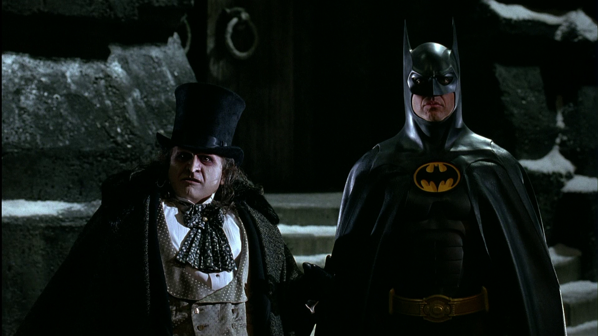 BATMAN RETURNS (1992) - Production-made Batman (Michael Keaton) Chest Emblem - Image 7 of 7