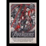 THE AVENGERS (2012) - Signed and Numbered Limited Edition Mondo Print, 2012