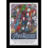 THE AVENGERS (2012) - Hand-numbered Limited Edition Mondo Print, 2012