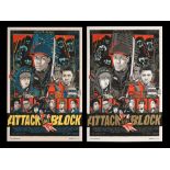 ATTACK THE BLOCK (2011) - Signed and Numbered Limited Edition Regular and Variant Mondo Prints, 2013