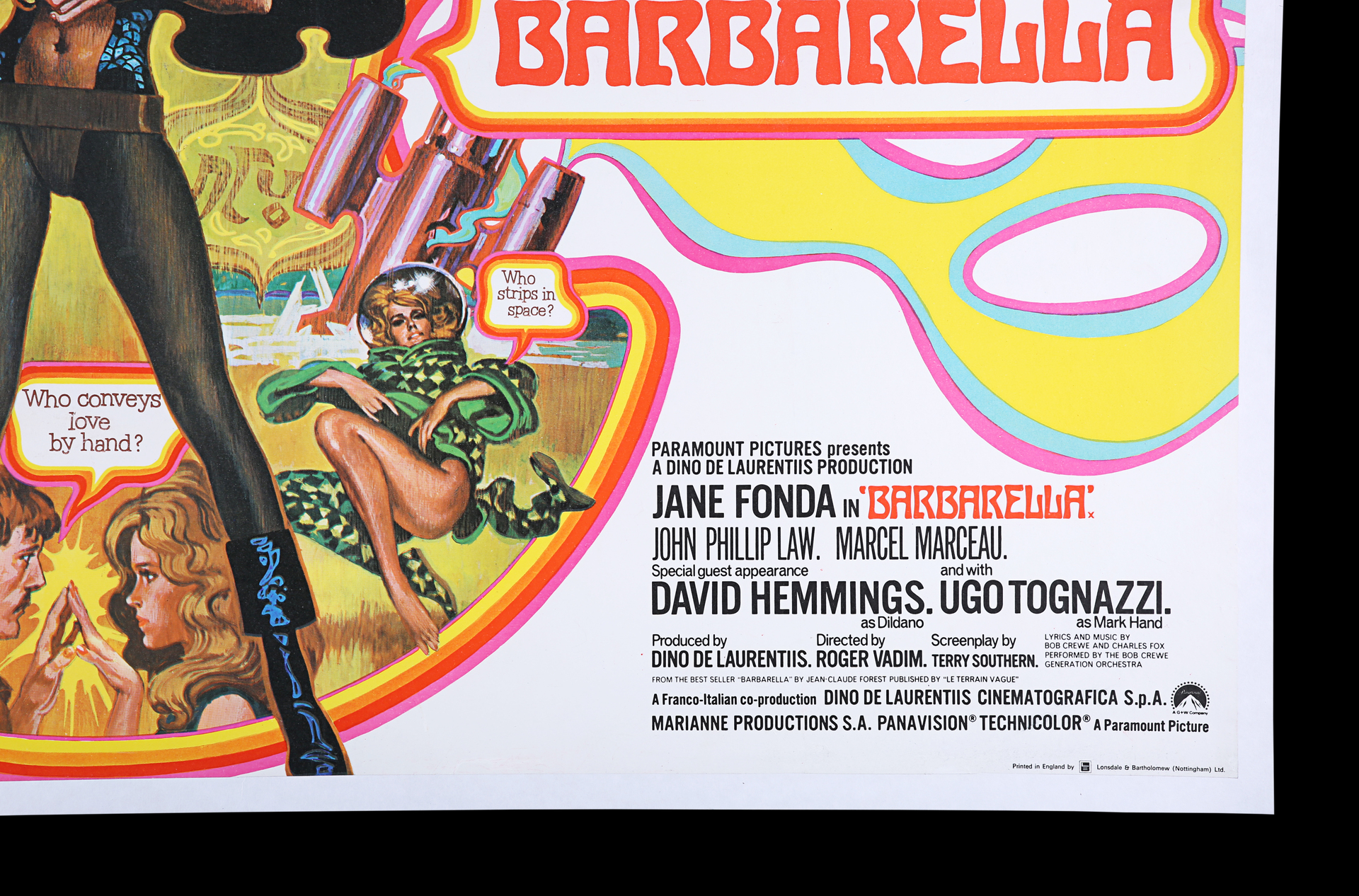 BARBARELLA (1968) - UK Quad, 1968 - Image 5 of 6