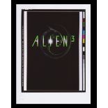 ALIEN 3 (1992) - FEREF ARCHIVE: Original Transparency with 1 of 1 Proof Print, 2021