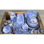A quantity of Copeland Spode Italian to include, plates, tureen, cups, saucers, a cheese dish,