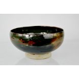 A Michel Francois studio pottery bowl, 24cms diameter