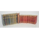 Thirteen volumes of The handy-volume Shakspeare 1868 published by Bradbury Evans together with