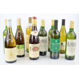 Twelve bottles of various wines to include - Les Ruettes Sancerre, Chateau Reynon and others