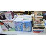 A group of vintage games to include The incredible domino rally, hangman together with a Kenwood