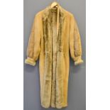 A Vintage lambskin coat from Bloomingdale's fur department, size 8/10