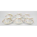 An Yves Saint Laurent set of six coffee cans and saucers