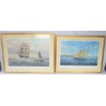 J. Steven Dews, two signed limited edition prints " The Tweed in the channel" 1875 and "The