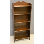 A bookcase by Waring & Gillows Ltd.,12cm by 46 by 18cm.