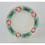 A 19th century Russian porcelain plate - Gardner porcelain factory Verbilki Moscow - 22cm