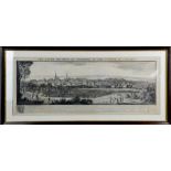 An original 18th century print of the South Prospect of Stamford in the County of Lincoln, dated