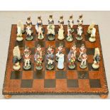 A Duke of Wellington chess set.