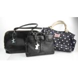 Two Radley leather bags, and a Cath Kidston bag.