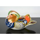 A Royal Crown Derby mandarin duck.