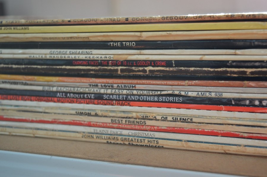 A quantity of LP records to include Yes, Bruce Springsteen, Joe Satriani, Led Zeppelin, Enya, Bon - Image 9 of 14