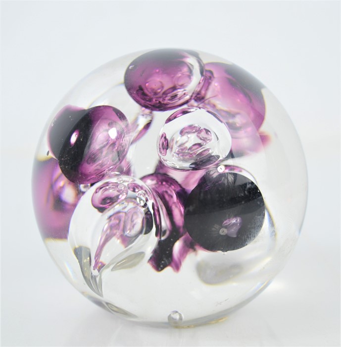 A vintage Langham studio glass paperweight.