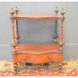 A Victorian wash stand with single drawer, 74cm high.