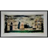 John Piper (20th century): Moreton Corbet Castle, limited edition screen print, 59/70.