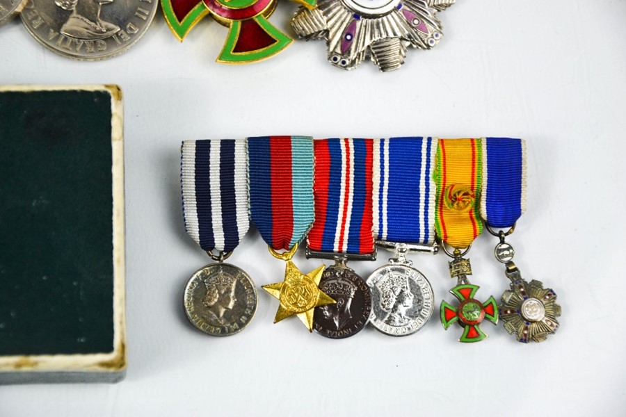 A set of Medals and Decorations Awarded to Kenneth Mayer together with the boxed miniatures, to - Image 3 of 8