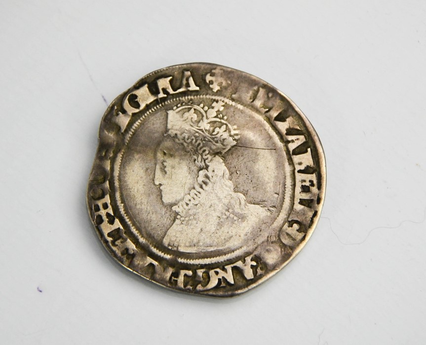 A silver Queen Elizabeth I shilling, dated 1560.
