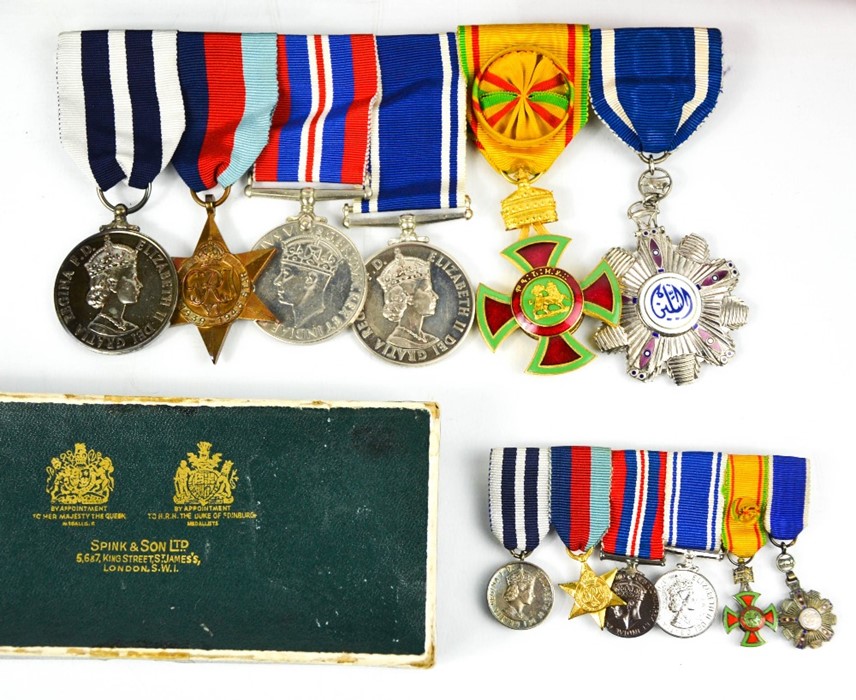 A set of Medals and Decorations Awarded to Kenneth Mayer together with the boxed miniatures, to - Image 5 of 8