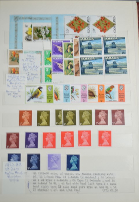 An album of British and British colonies stamps to include Turk islands,St Vincent,Virgin Islands, - Image 14 of 15