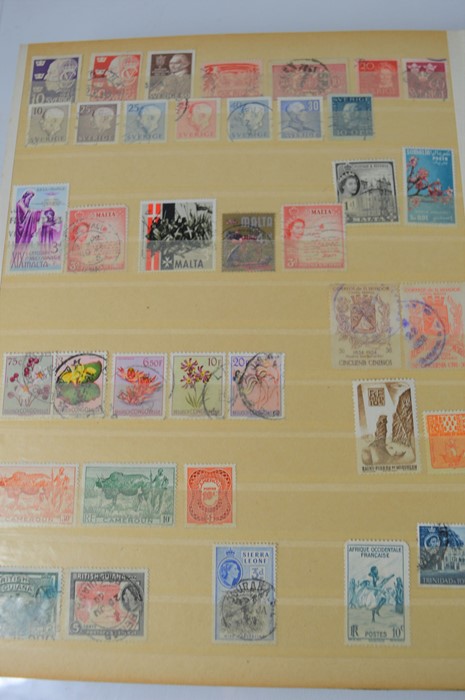 A stamp album of British and worldwide stamps to include - Luxembourg - Poland - Italy - Russia - - Image 19 of 19