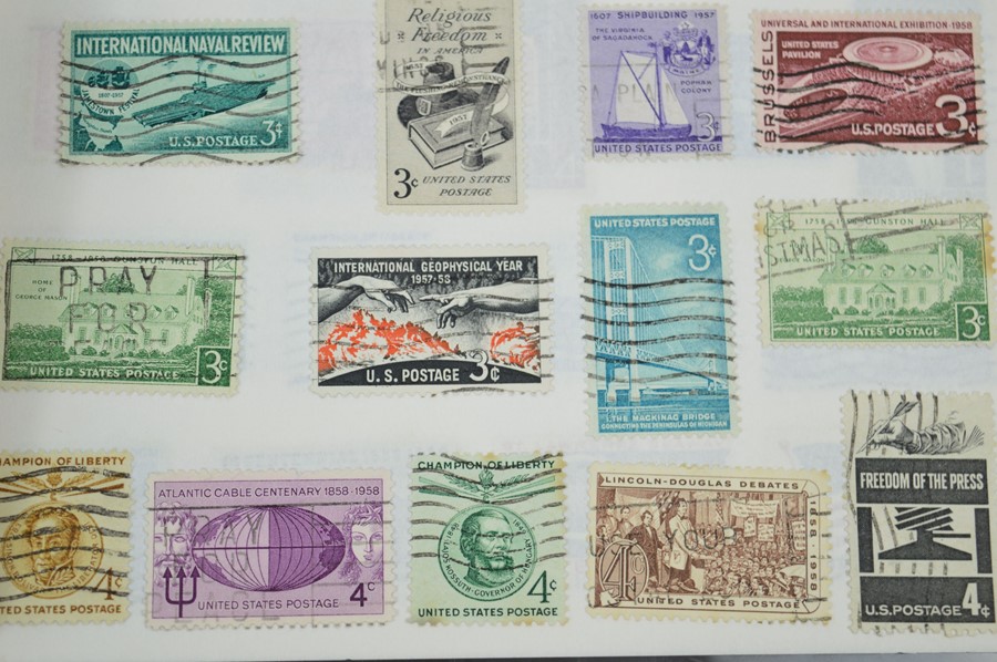 A selection of worldwide stamps to include India,America and Spain, 1940s to 1960s approx 450 plus - Image 6 of 8