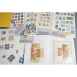 A quantity of stamps from Spain,Slovakia, Great Britain some early examples together with a quantity