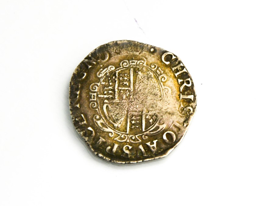 A Charles I shilling, issue date 1625-1649. - Image 2 of 2