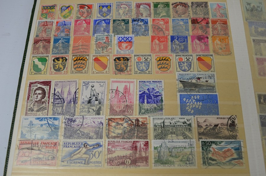 A stamp album of British and worldwide stamps to include - Luxembourg - Poland - Italy - Russia - - Image 2 of 19