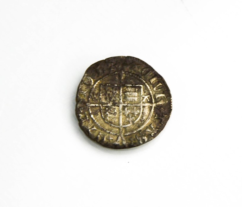 A King Henry VIII silver half groat, two pence, second coinage, 1526-1544. - Image 2 of 2