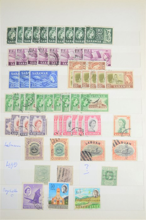 An album of British and British colonies stamps to include Turk islands,St Vincent,Virgin Islands, - Image 4 of 15