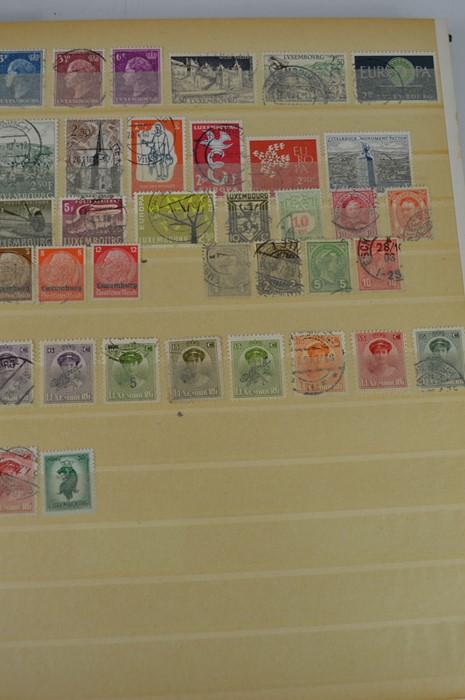 A stamp album of British and worldwide stamps to include - Luxembourg - Poland - Italy - Russia - - Image 10 of 19