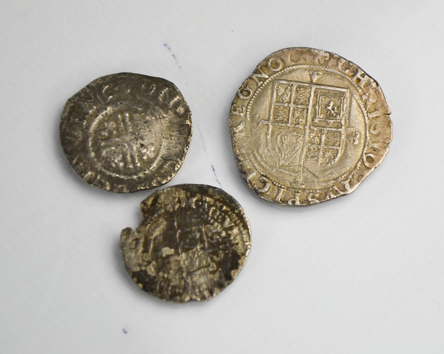 A Queen Elizabeth I threepence, a hammered silver King Richard I penny 'The Lion Heart' 1189-1199, - Image 2 of 2