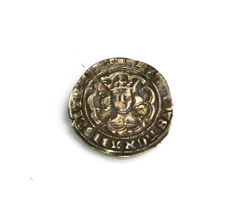 A King Edward III silver half groat, two pence, year of issue 1327-1377.