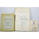 A group of documents for the Royal Tour HM The Queen and The Duke of Edinburgh to Scotland 23-27th