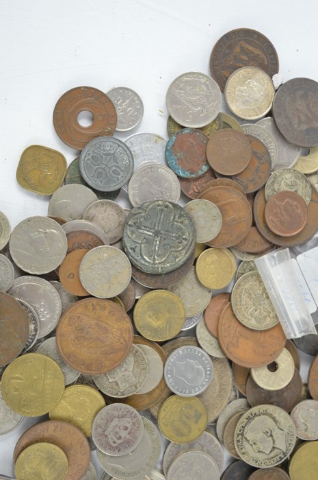 A group of worldwide coins to include some early and silver examples and a medieval jeton - Image 3 of 4