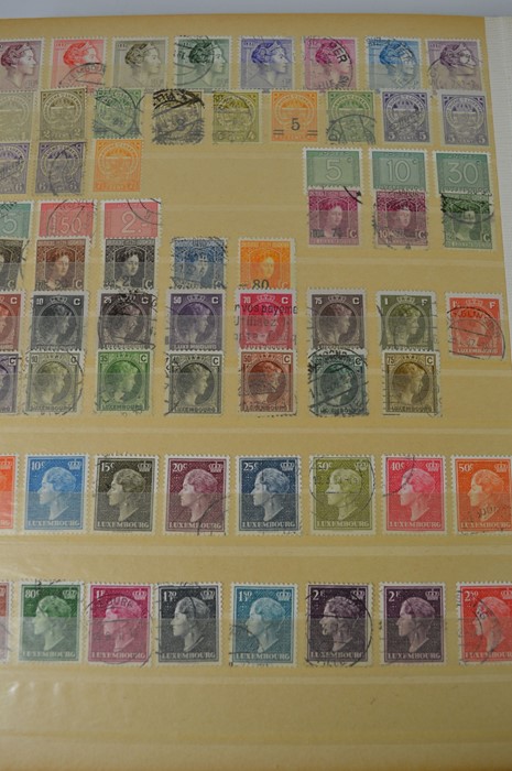 A stamp album of British and worldwide stamps to include - Luxembourg - Poland - Italy - Russia - - Image 9 of 19